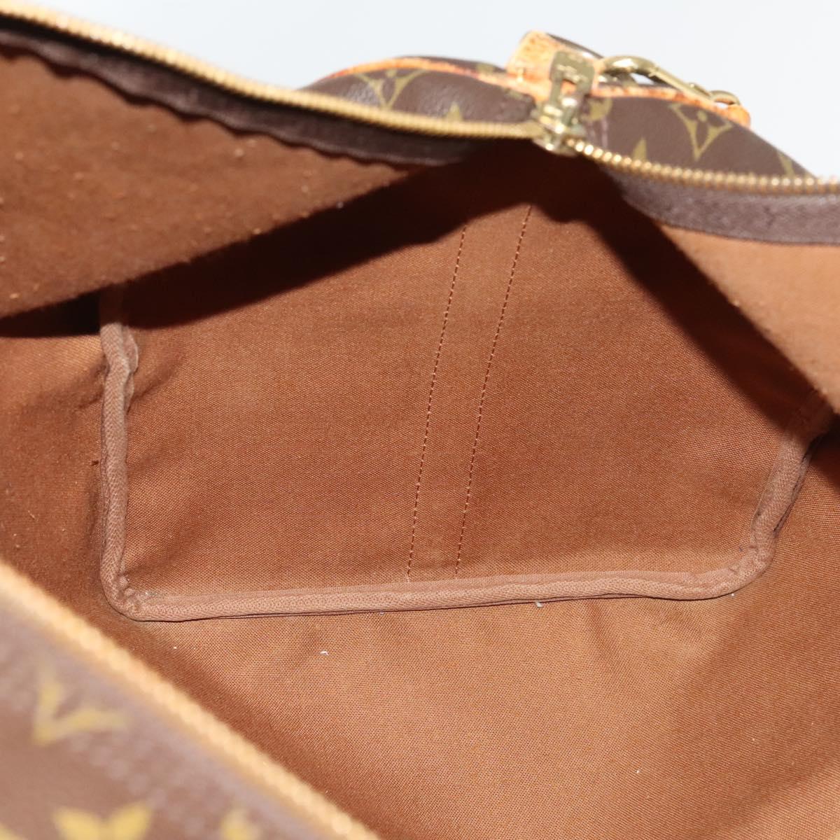 LOUIS VUITTON Monogram Keepall Bandouliere 55 Boston Bag M41414 LV Auth 132835