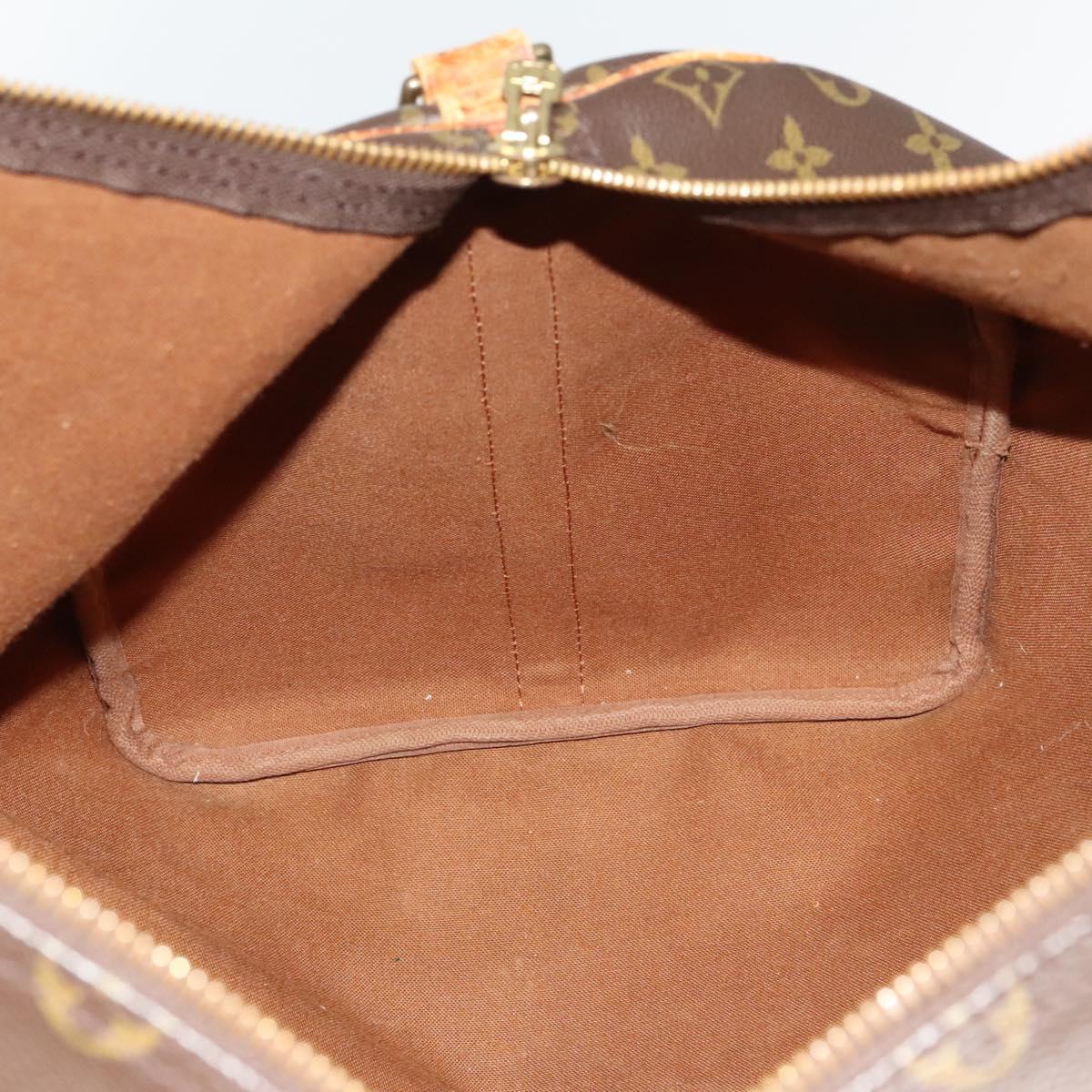 LOUIS VUITTON Monogram Keepall Bandouliere 55 Boston Bag M41414 LV Auth 132835