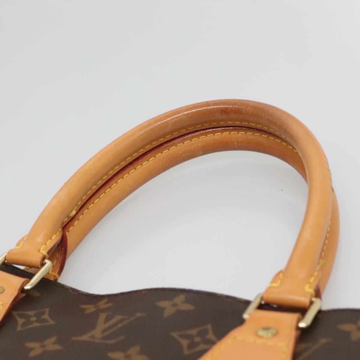 LOUIS VUITTON Monogram Sac Plat Hand Bag M51140 LV Auth 132837