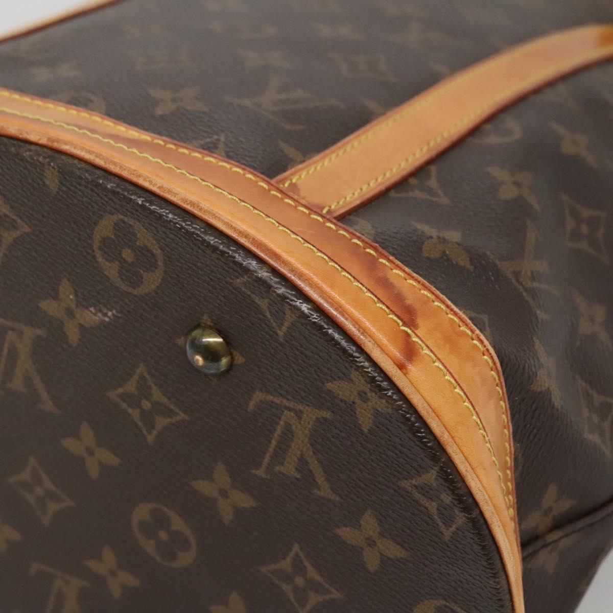 LOUIS VUITTON Monogram Bucket GM Shoulder Bag M42236 LV Auth 132841