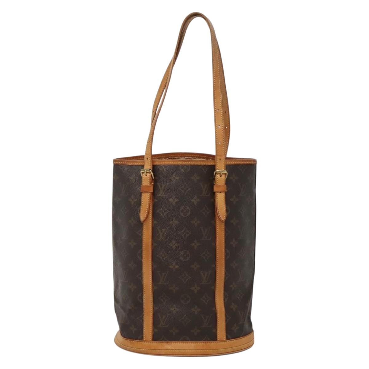 LOUIS VUITTON Monogram Bucket GM Shoulder Bag M42236 LV Auth 132841