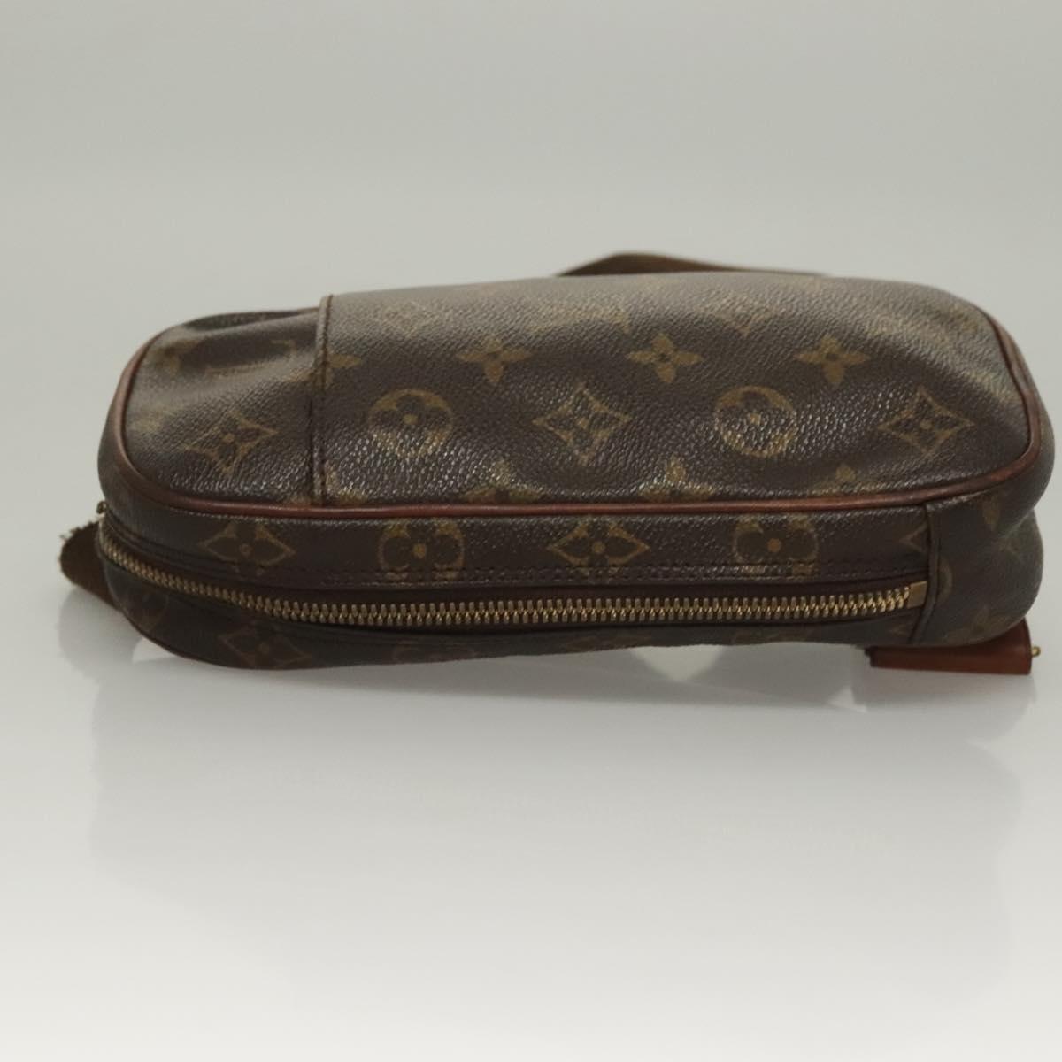 LOUIS VUITTON Monogram Pochette Gange Shoulder Bag M51870 LV Auth 132865