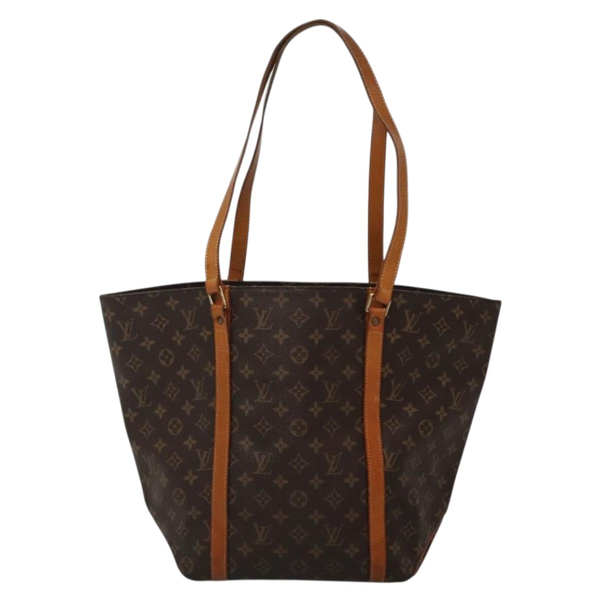 LOUIS VUITTON Monogram Sac Shopping Tote Bag M51108 LV Auth 132868