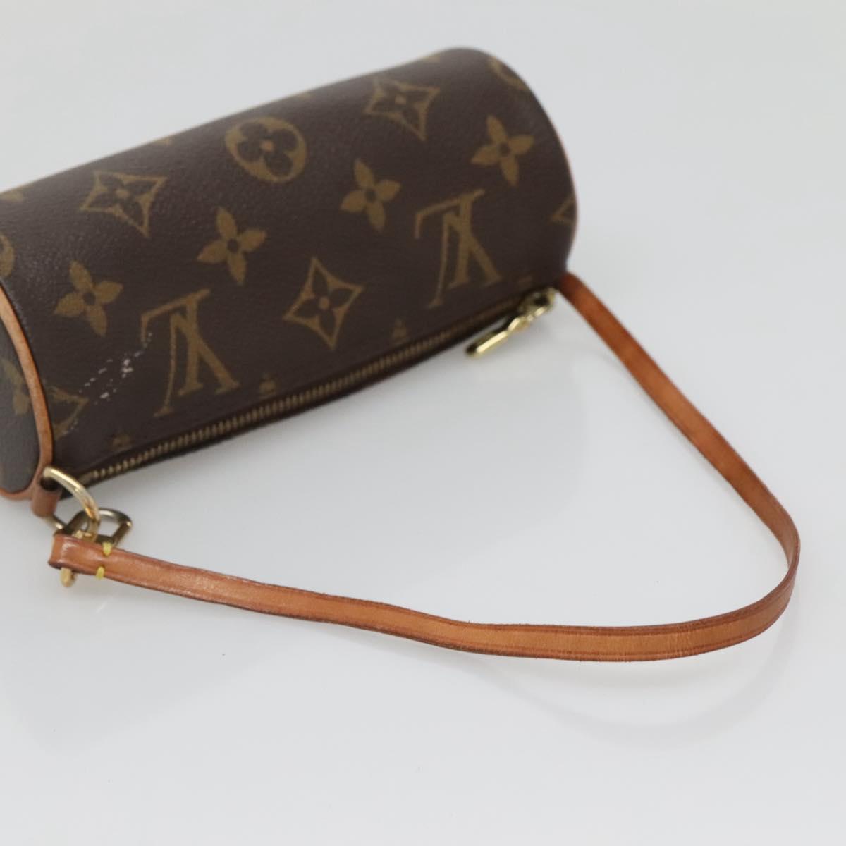LOUIS VUITTON Monogram Papillon Pouch LV Auth 132871