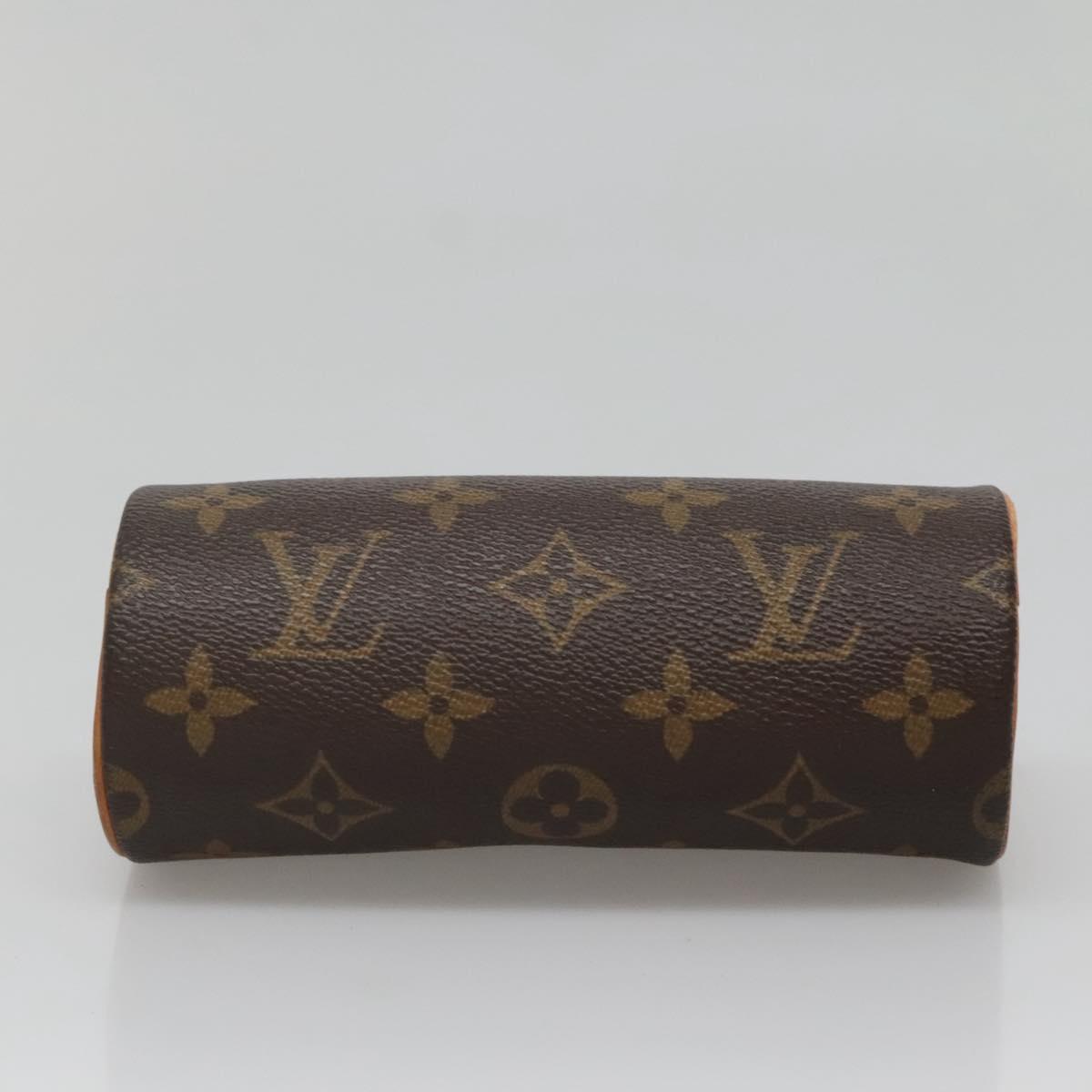 LOUIS VUITTON Monogram Papillon Pouch LV Auth 132871