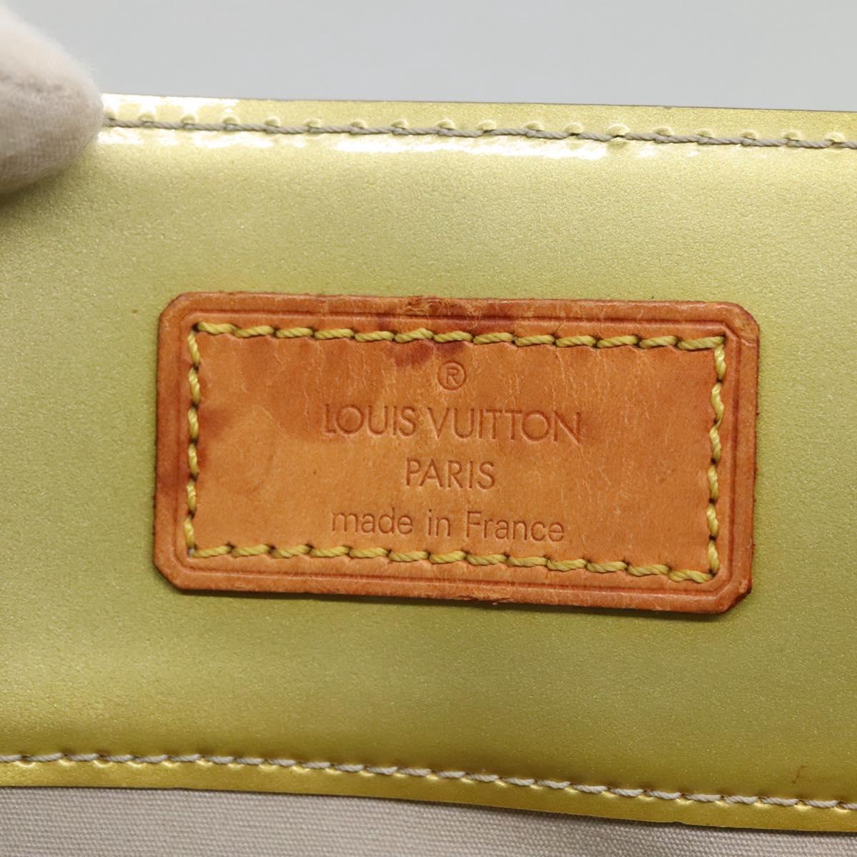 LOUIS VUITTON Monogram Vernis Reade MM Hand Bag Gris M91142 LV Auth 132877