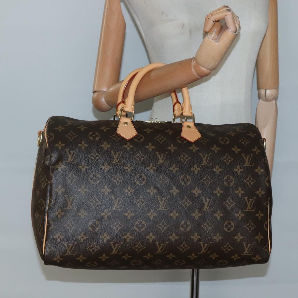 LOUIS VUITTON Monogram Speedy Bandouliere 40 Hand Bag M40393 LV Auth 132906