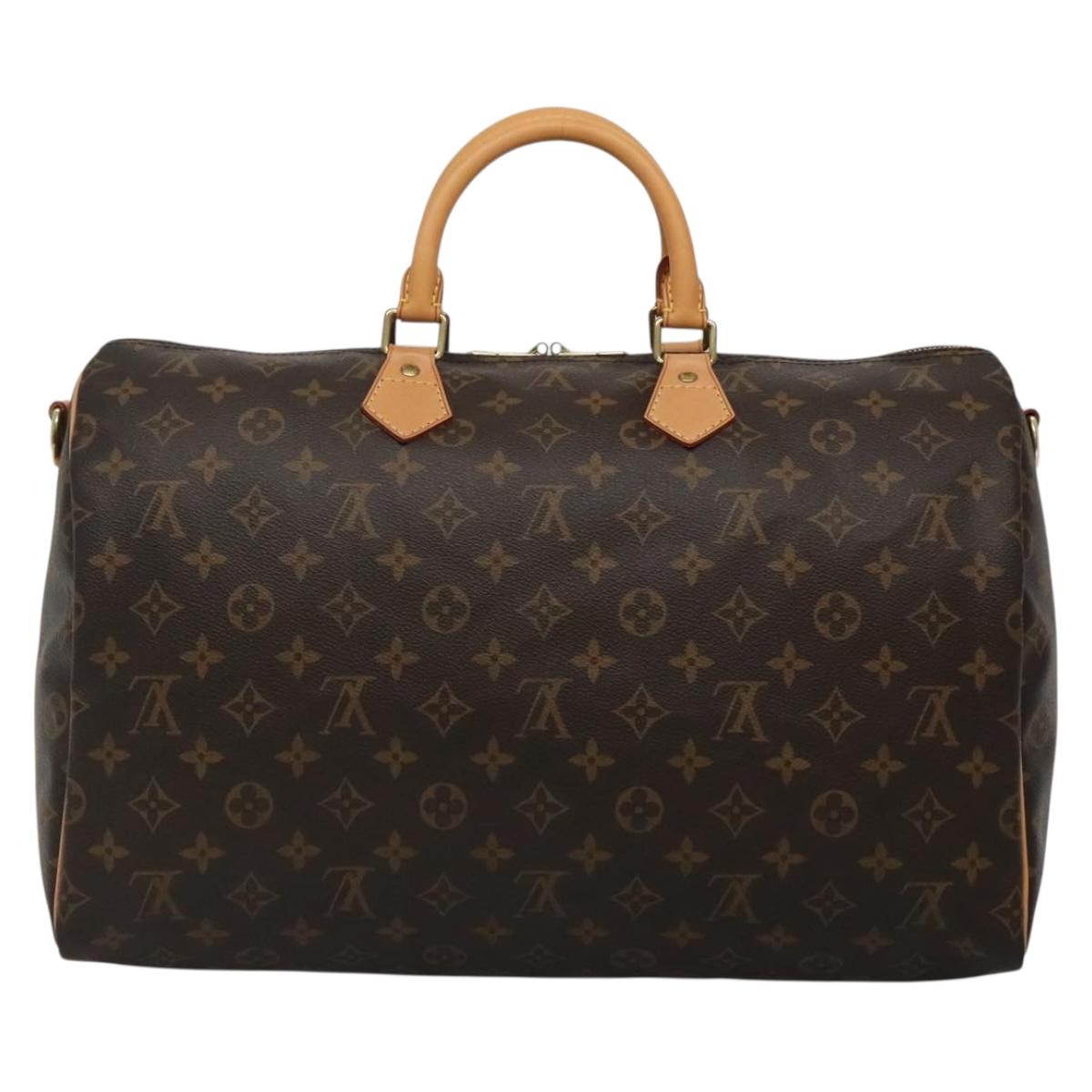 LOUIS VUITTON Monogram Speedy Bandouliere 40 Hand Bag M40393 LV Auth 132906