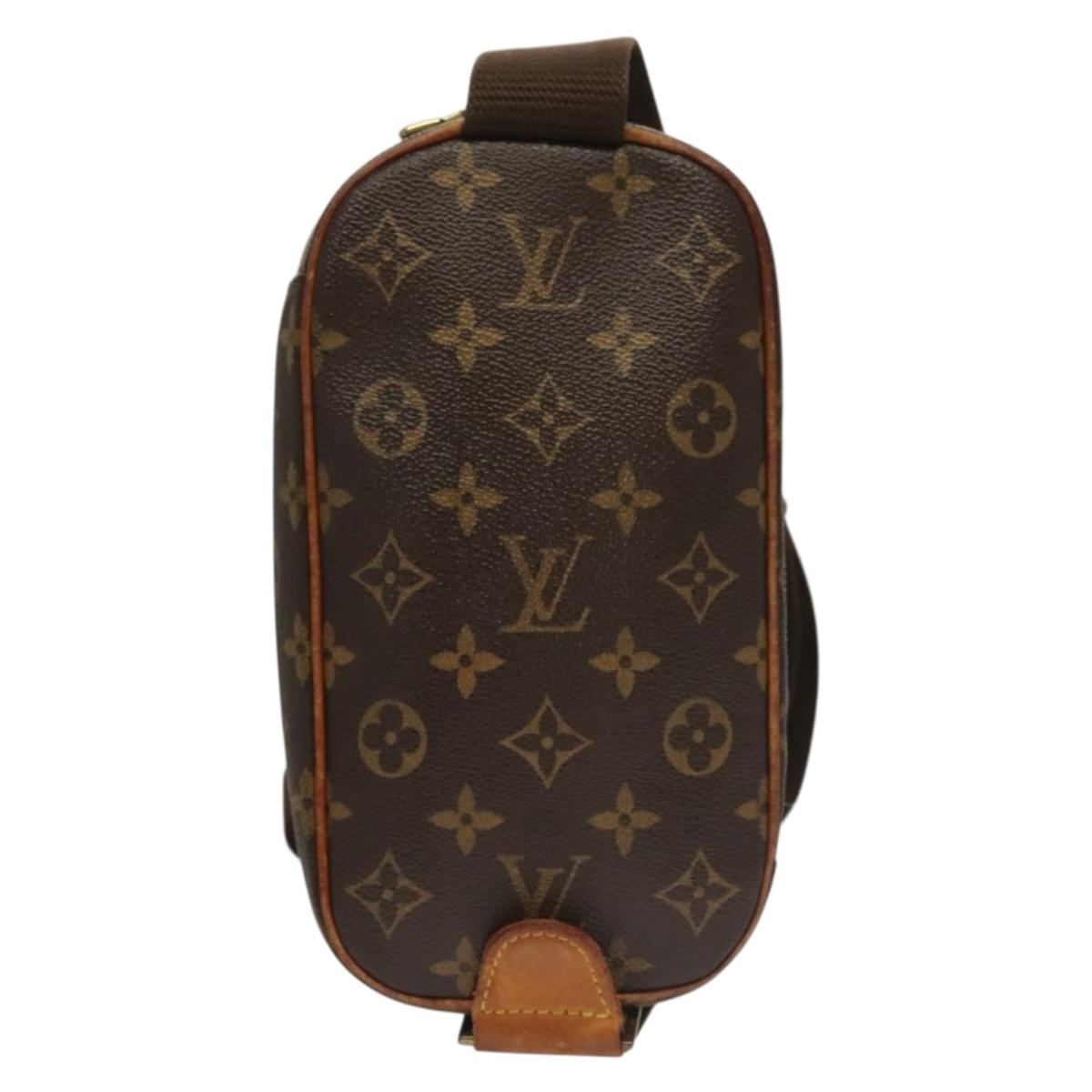 LOUIS VUITTON Monogram Pochette Gange Shoulder Bag M51870 LV Auth 132908