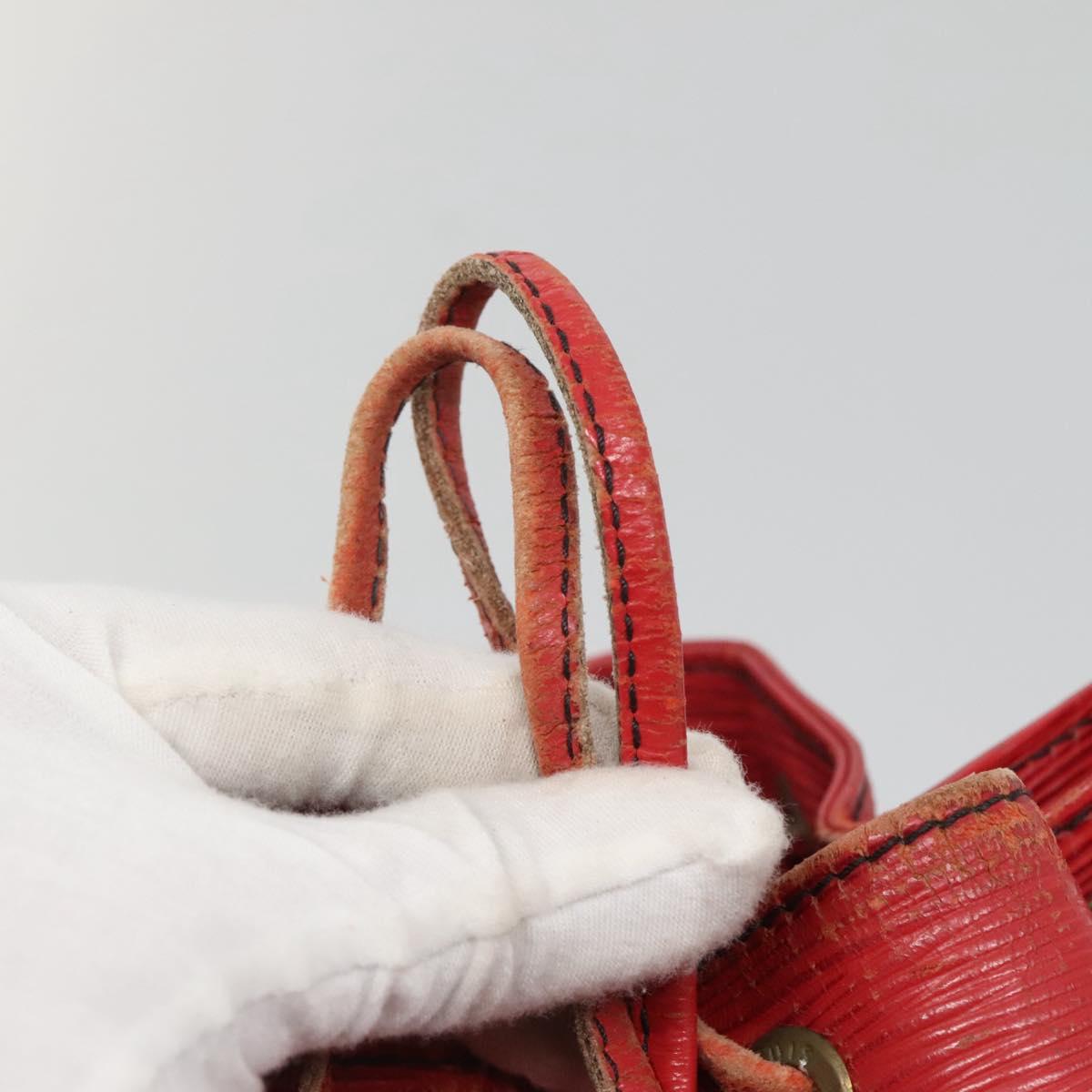 LOUIS VUITTON Epi Petit Noe Shoulder Bag Red M44107 LV Auth 132918