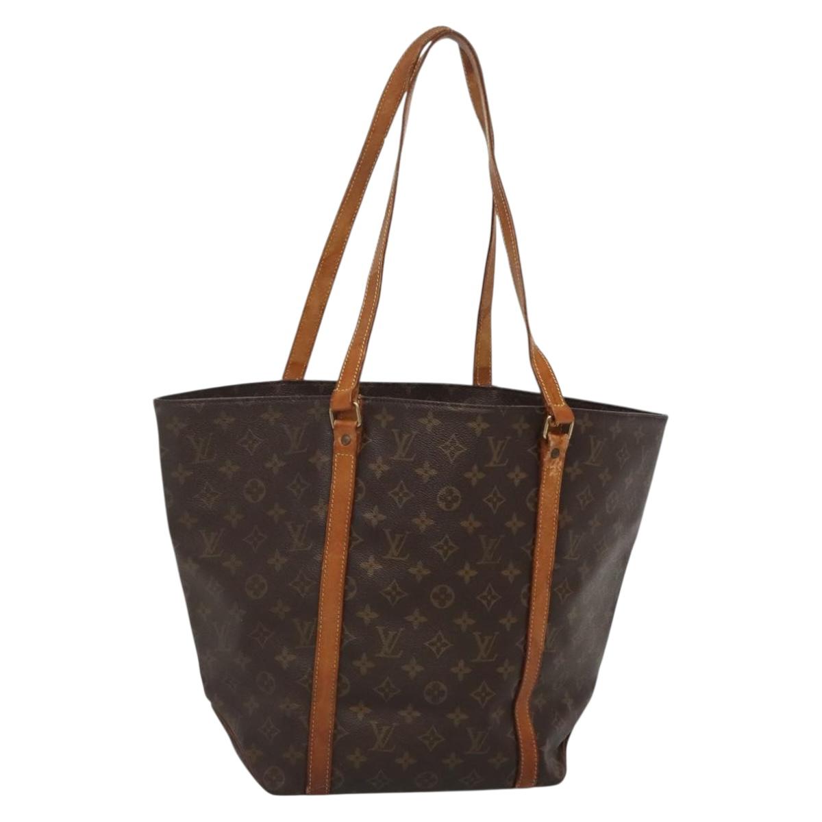 LOUIS VUITTON Monogram Sac Shopping Tote Bag M51108 LV Auth 132931