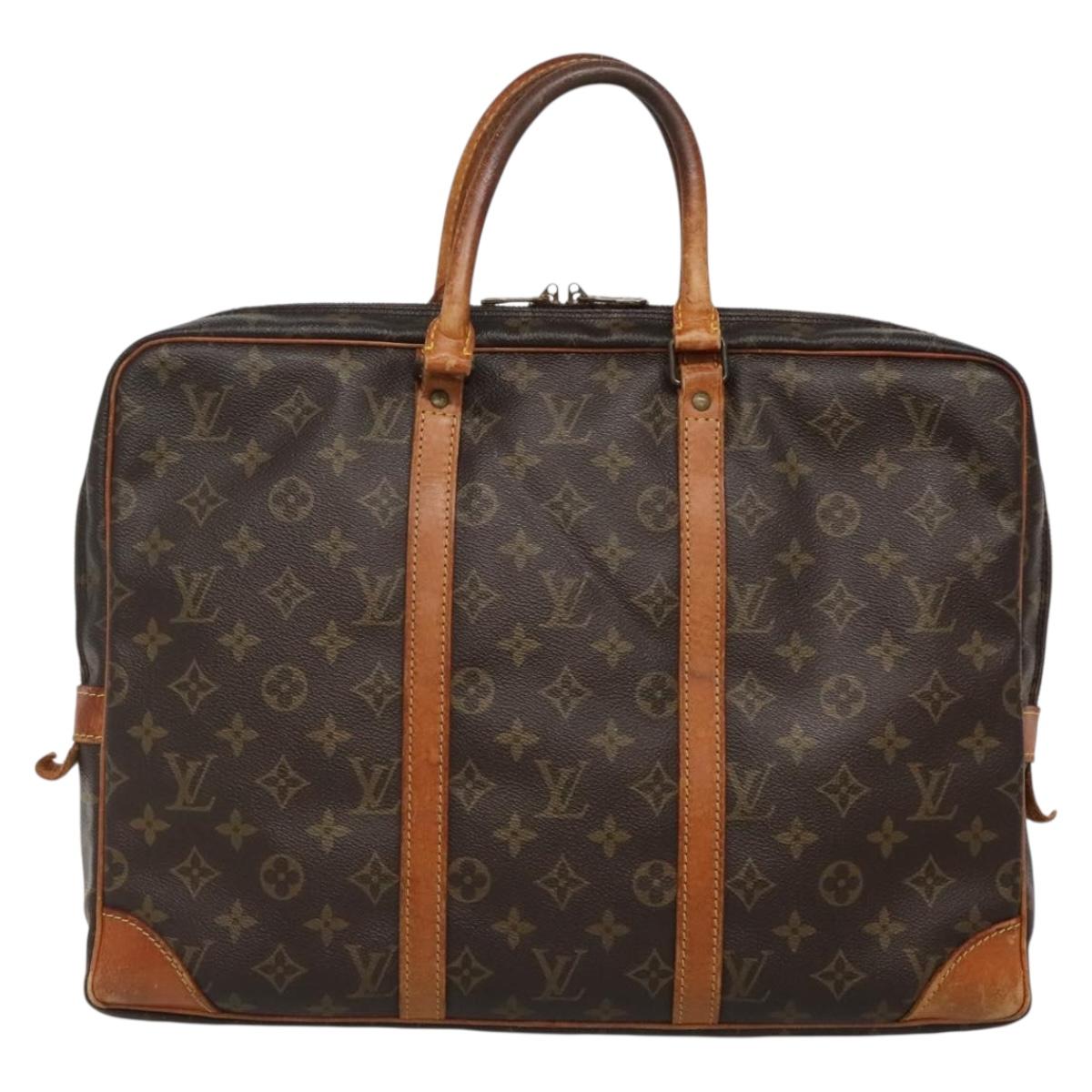 LOUIS VUITTON Monogram Porte Documents Voyage Business Bag M52005 LV Auth 132932