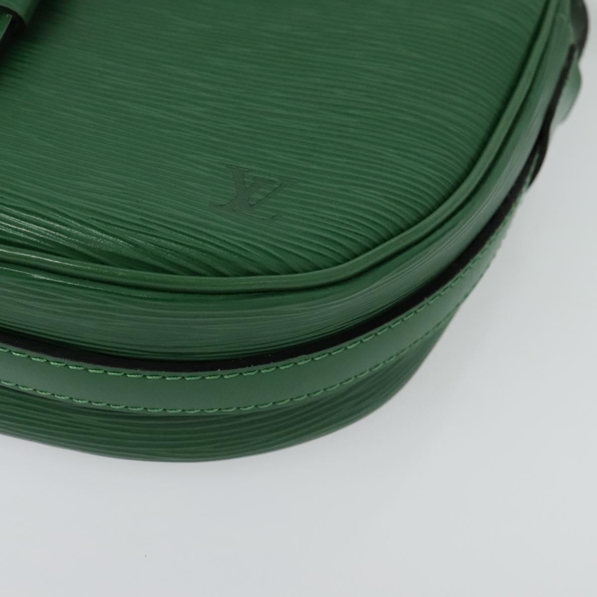 LOUIS VUITTON Epi Jeune Fille MM Shoulder Bag Green M52154 LV Auth 132936