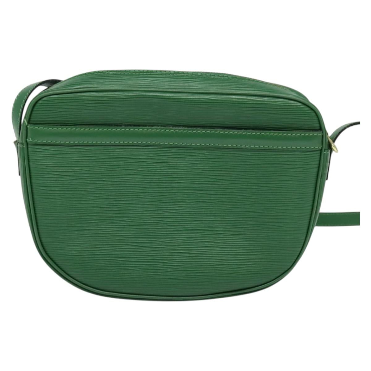 LOUIS VUITTON Epi Jeune Fille MM Shoulder Bag Green M52154 LV Auth 132936