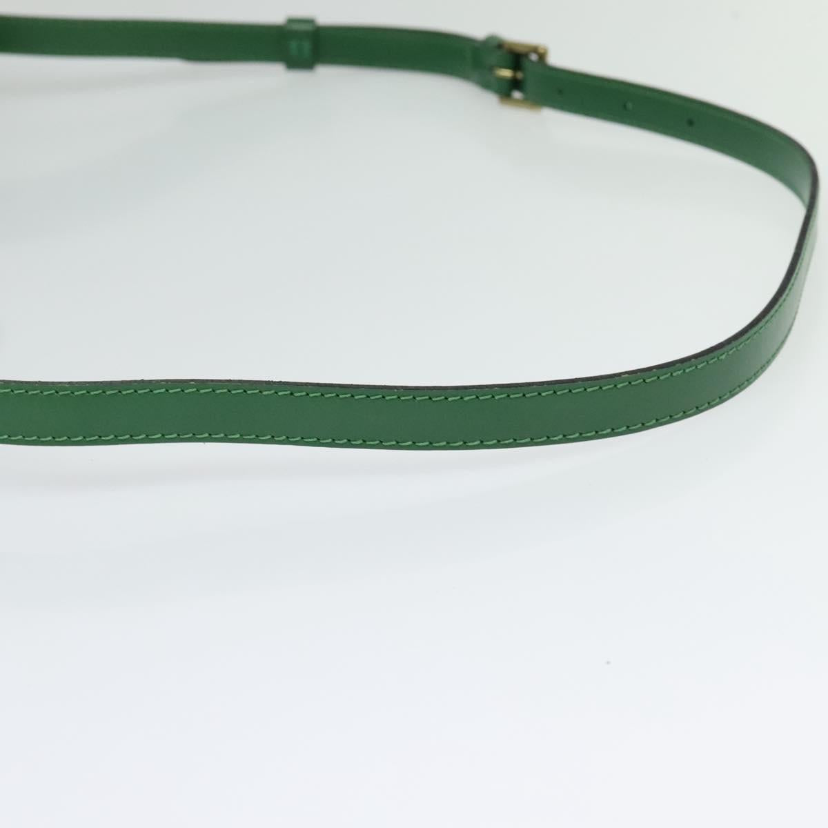 LOUIS VUITTON Epi Jeune Fille MM Shoulder Bag Green M52154 LV Auth 132936