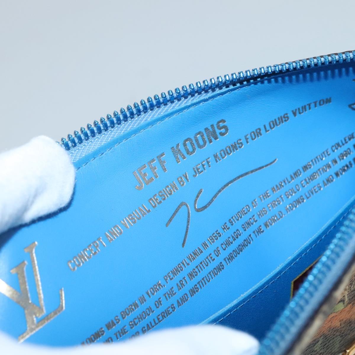 LOUIS VUITTON Celty Pochette Plat Pouch Koons Rubens M64617 LV Auth 132960SAM