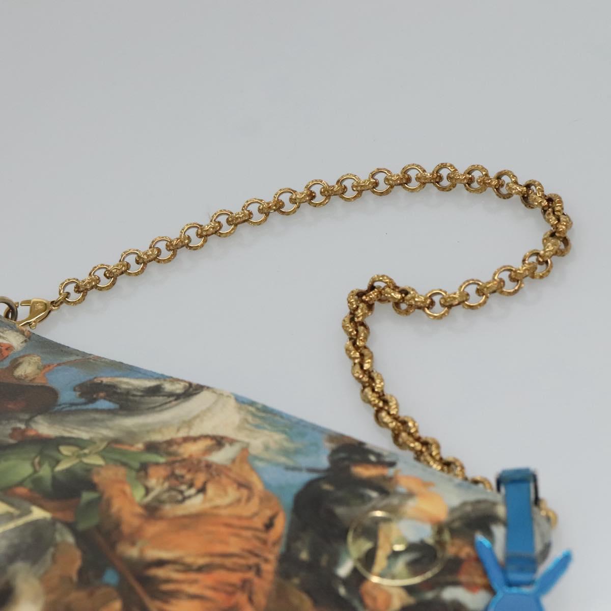 LOUIS VUITTON Celty Pochette Plat Pouch Koons Rubens M64617 LV Auth 132960SAM