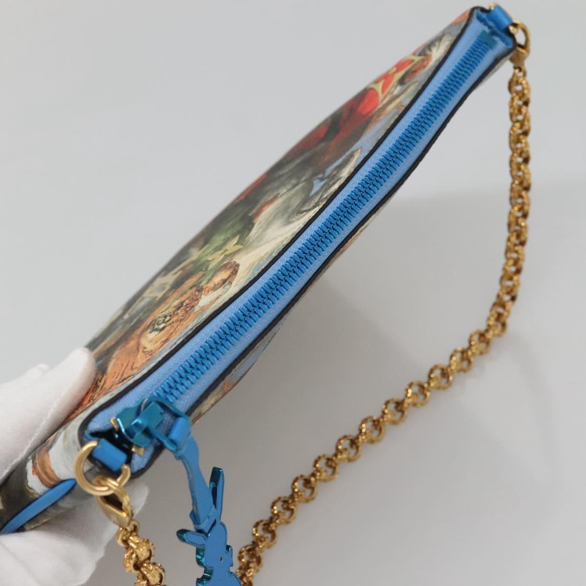 LOUIS VUITTON Celty Pochette Plat Pouch Koons Rubens M64617 LV Auth 132961SM