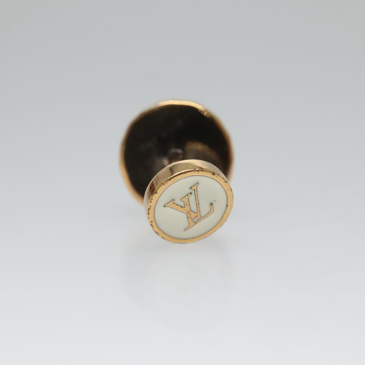 LOUIS VUITTON Buton De Manchette Cuffs metal Gold MP2354 LV Auth 132986