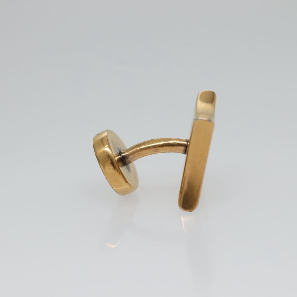 LOUIS VUITTON Buton De Manchette Cuffs metal Gold MP2354 LV Auth 132986