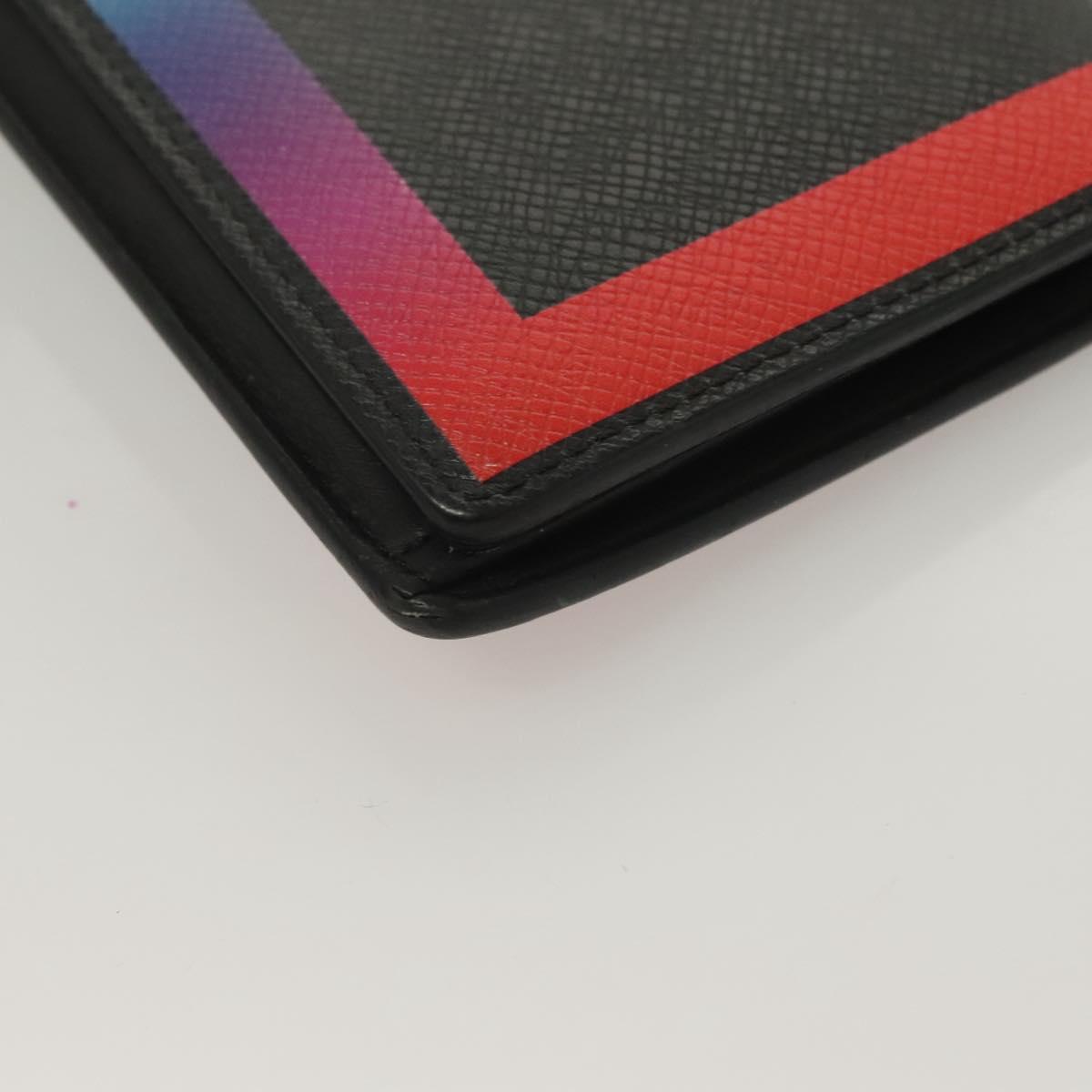 LOUIS VUITTON Taiga Rainbow Portefeuille Braza Long Wallet M30349 LV Auth 133008