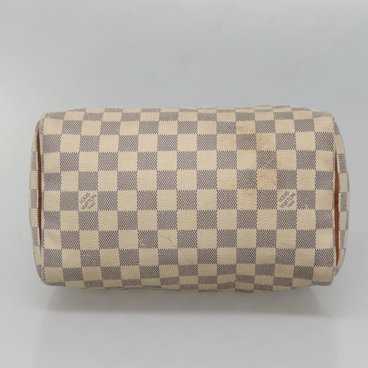 LOUIS VUITTON Damier Azur Speedy 25 Hand Bag N41534 LV Auth 133020