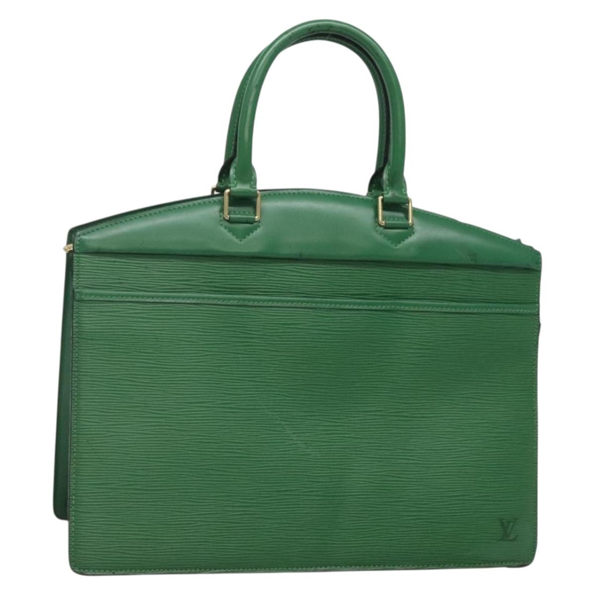 LOUIS VUITTON Epi Riviera Hand Bag Green M48184 LV Auth 133073