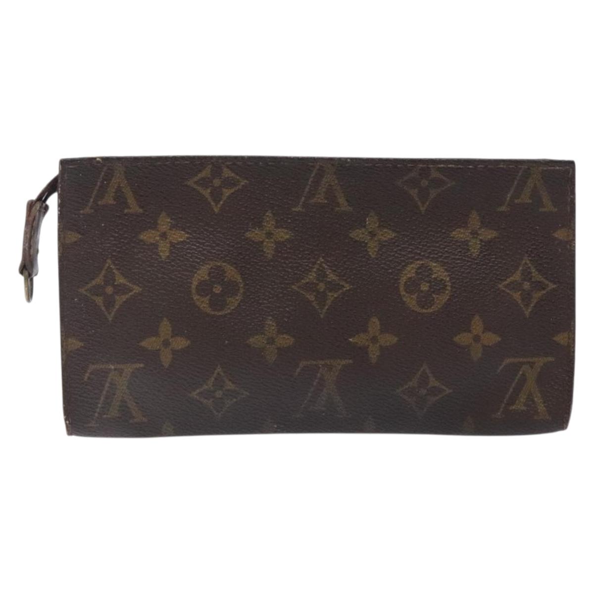 LOUIS VUITTON Monogram Bucket GM Accessory Pouch LV Auth 133077