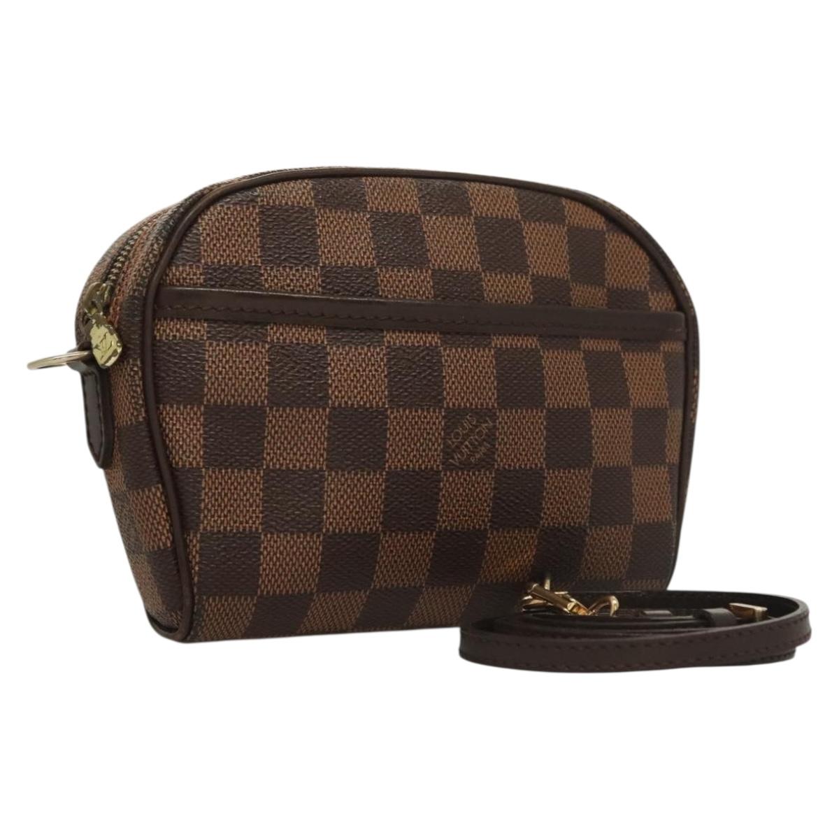 LOUIS VUITTON Damier Ebene Ipanema PM Shoulder Bag N51294 LV Auth 133093