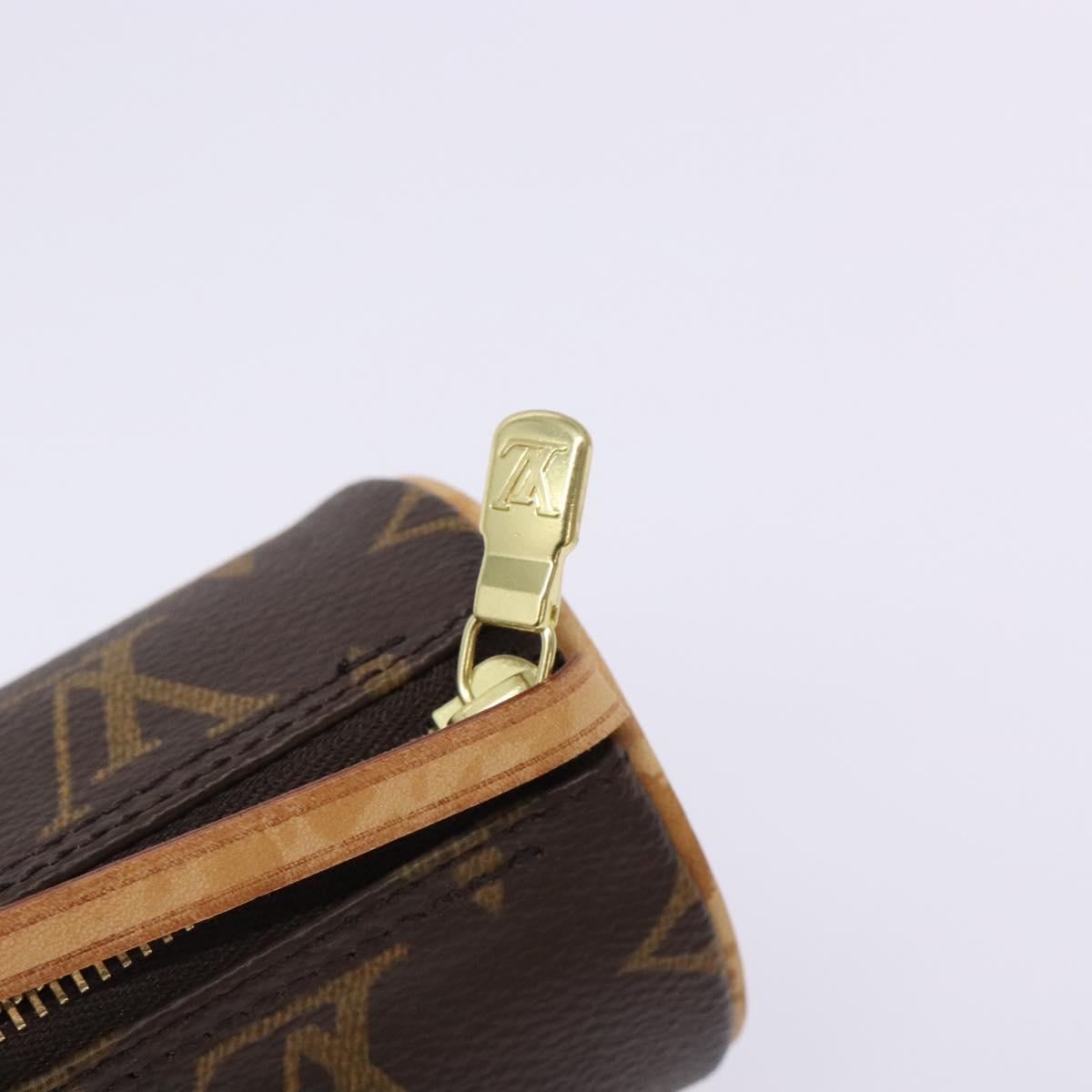 LOUIS VUITTON Monogram Papillon Pouch LV Auth 133104
