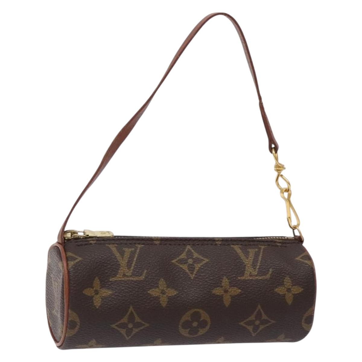 LOUIS VUITTON Monogram Papillon Pouch LV Auth 133105