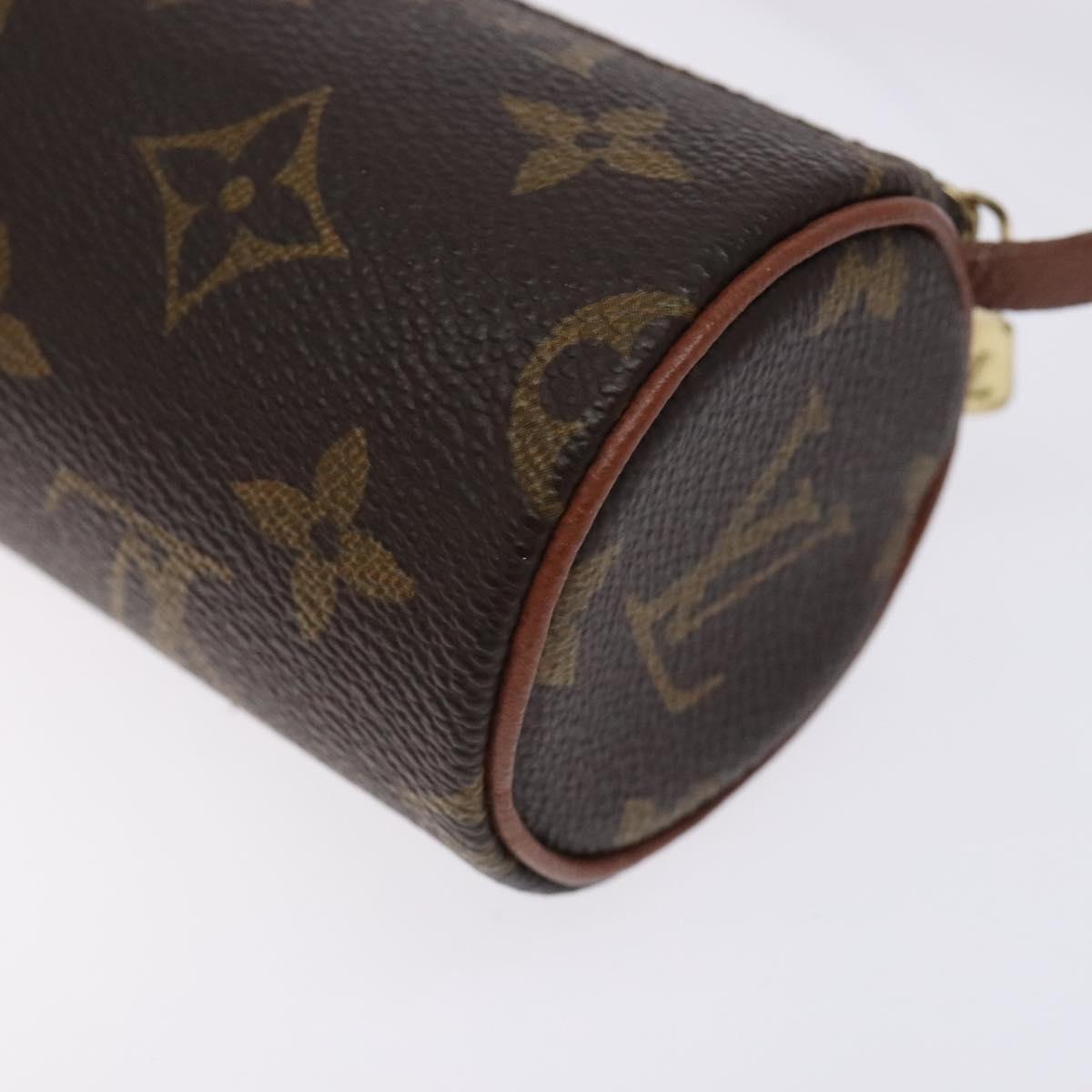 LOUIS VUITTON Monogram Papillon Pouch LV Auth 133105