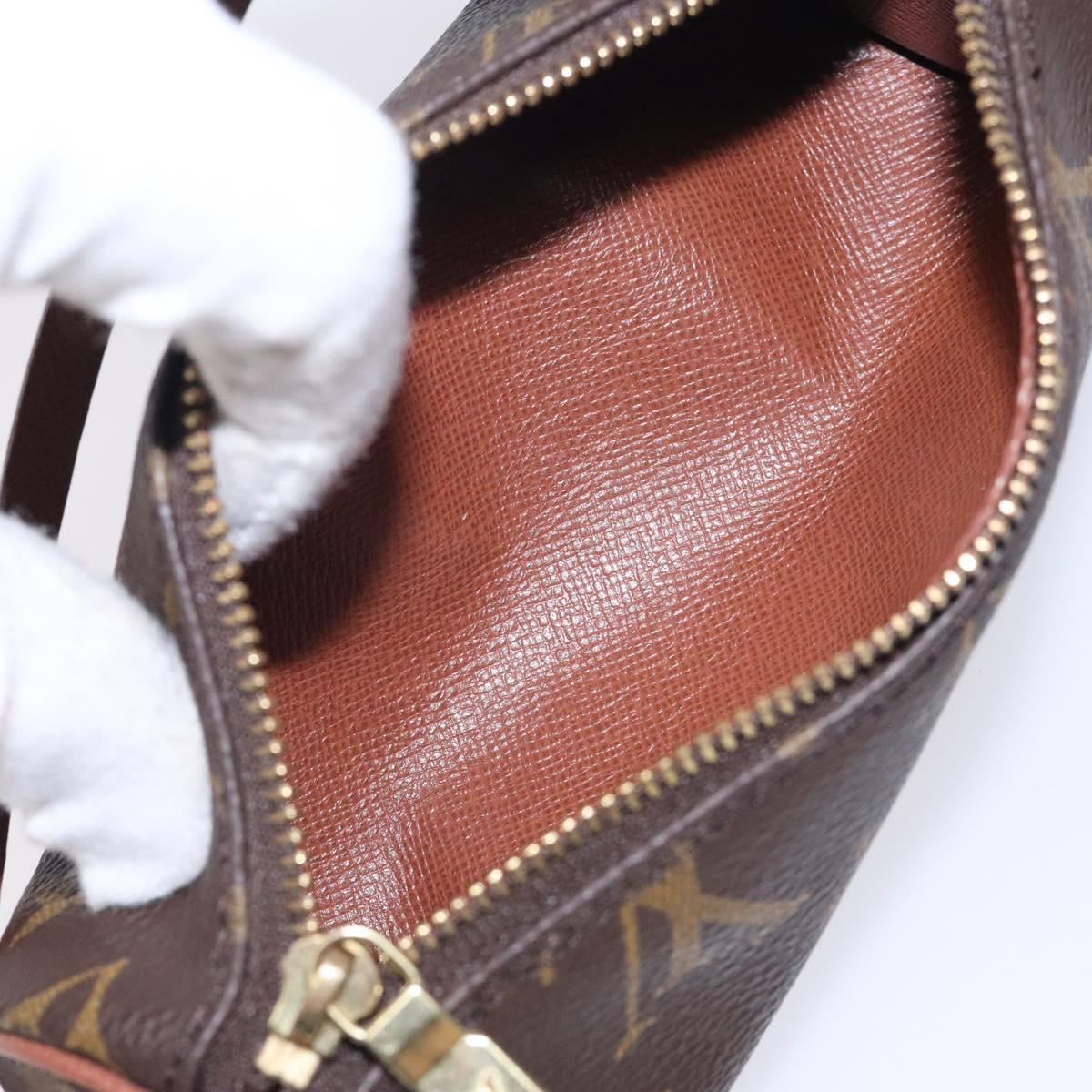 LOUIS VUITTON Monogram Papillon Pouch LV Auth 133105