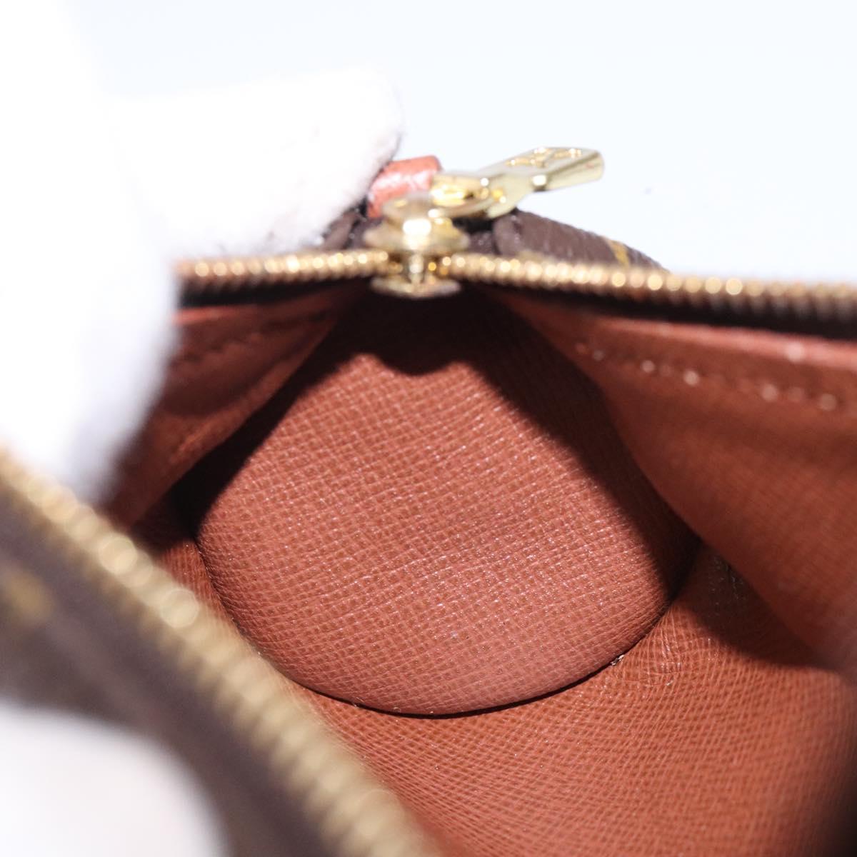 LOUIS VUITTON Monogram Papillon Pouch LV Auth 133105
