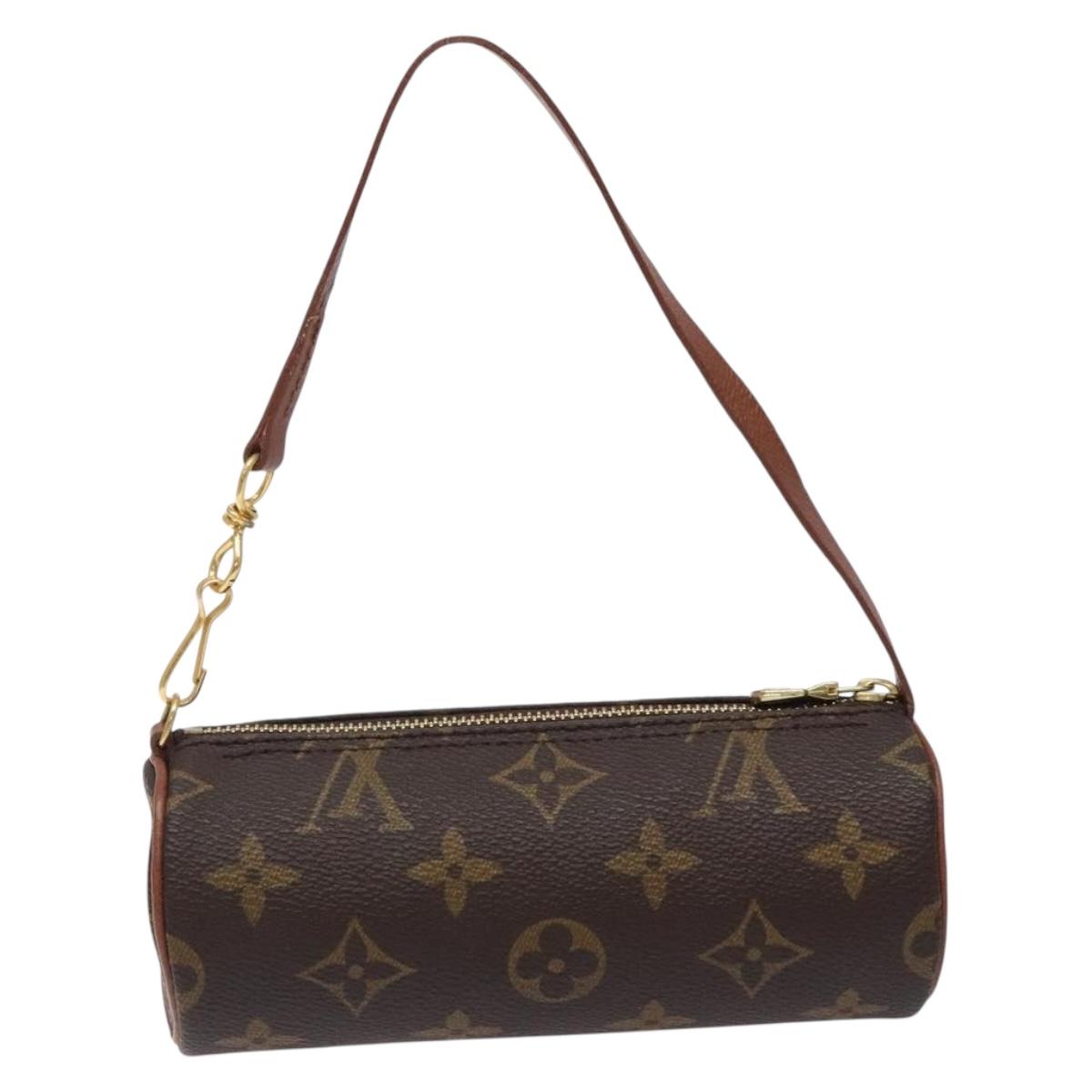 LOUIS VUITTON Monogram Papillon Pouch LV Auth 133105