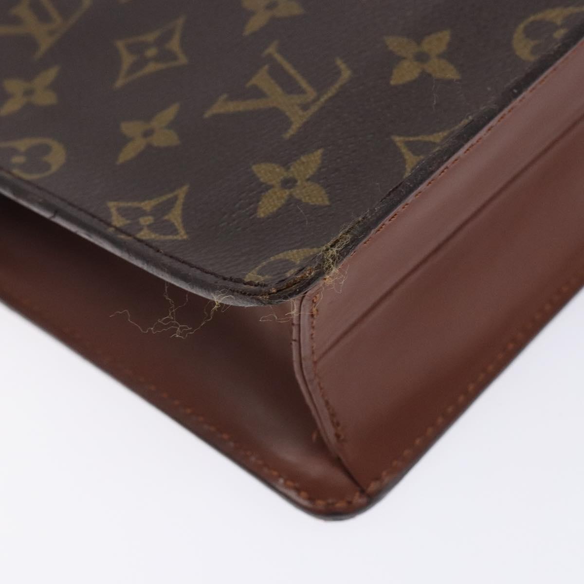 LOUIS VUITTON Monogram Pochette Homme Clutch Bag M51795 LV Auth 133107