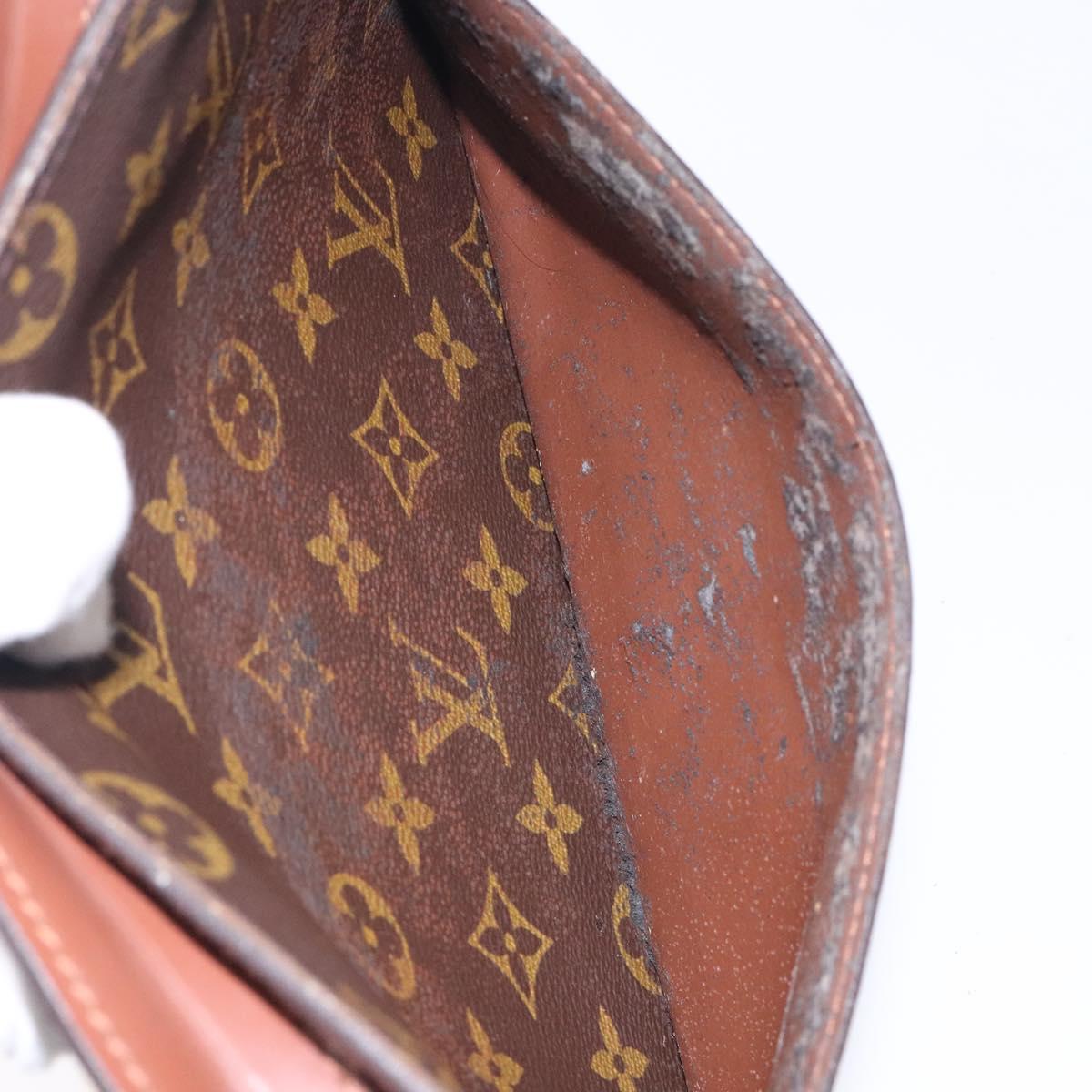 LOUIS VUITTON Monogram Pochette Homme Clutch Bag M51795 LV Auth 133107