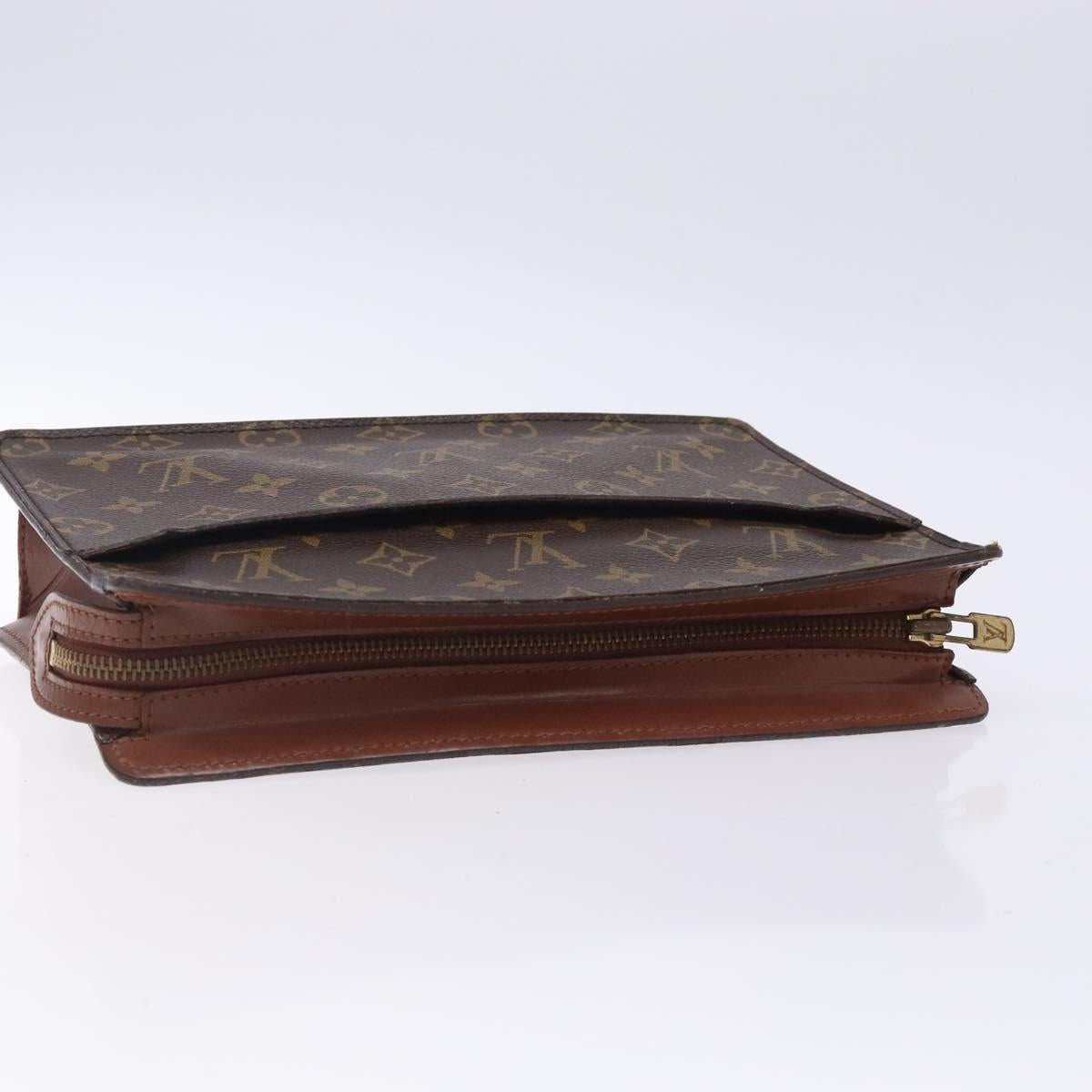 LOUIS VUITTON Monogram Pochette Homme Clutch Bag M51795 LV Auth 133107
