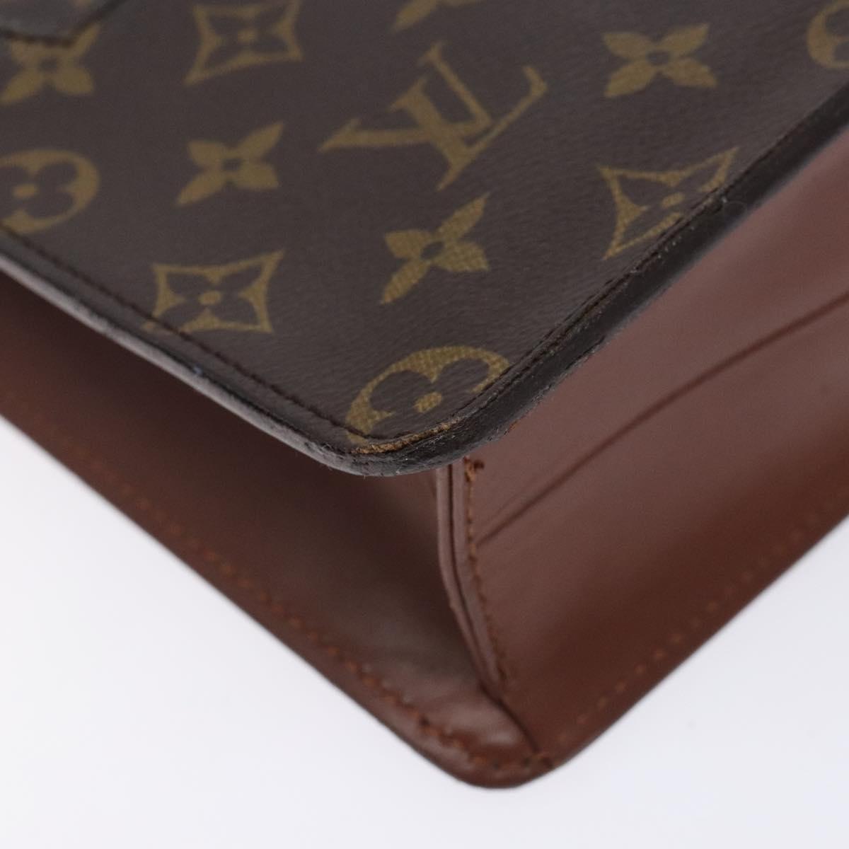 LOUIS VUITTON Monogram Pochette Homme Clutch Bag M51795 LV Auth 133107