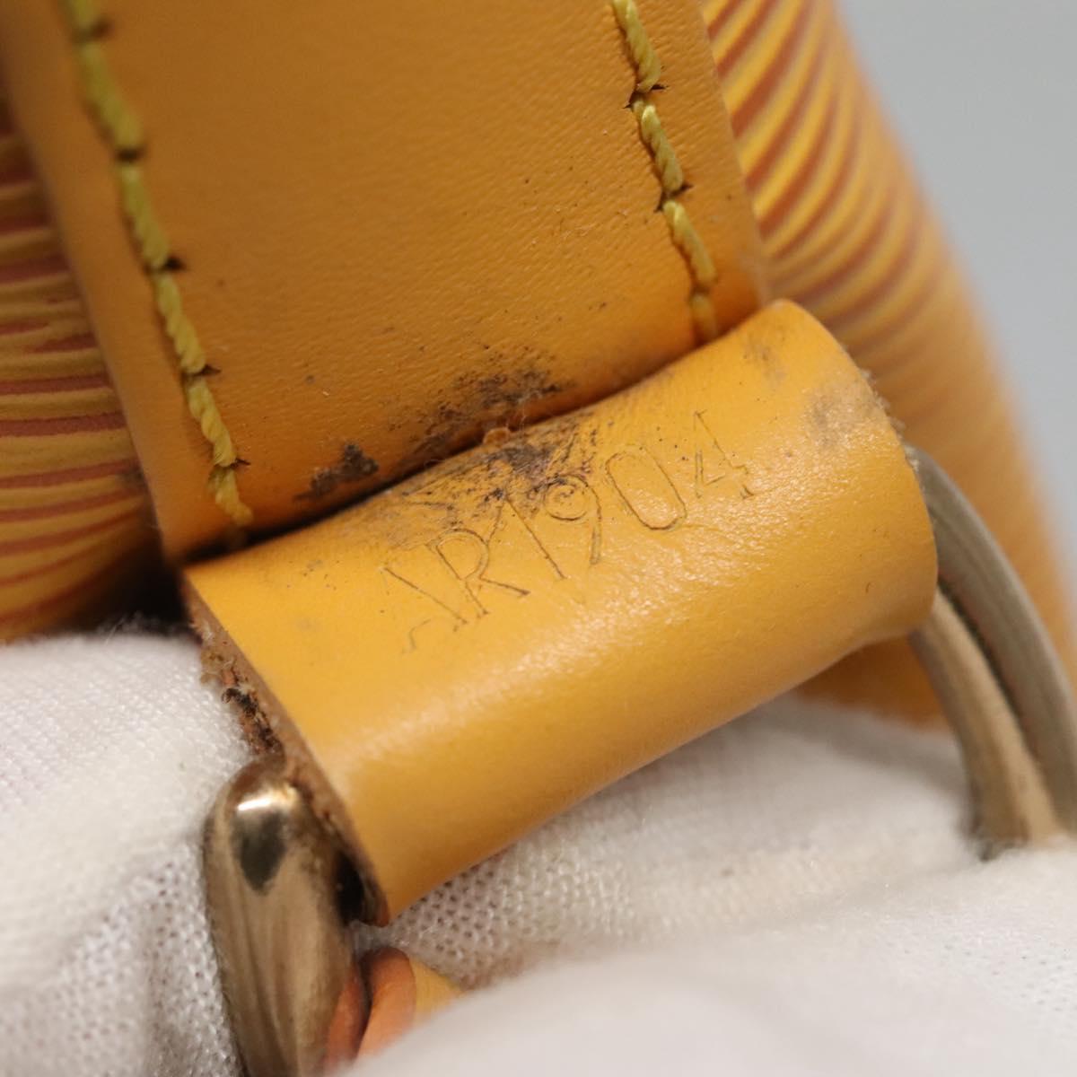 LOUIS VUITTON Epi Petit Noe Shoulder Bag Yellow M44109 LV Auth 133115