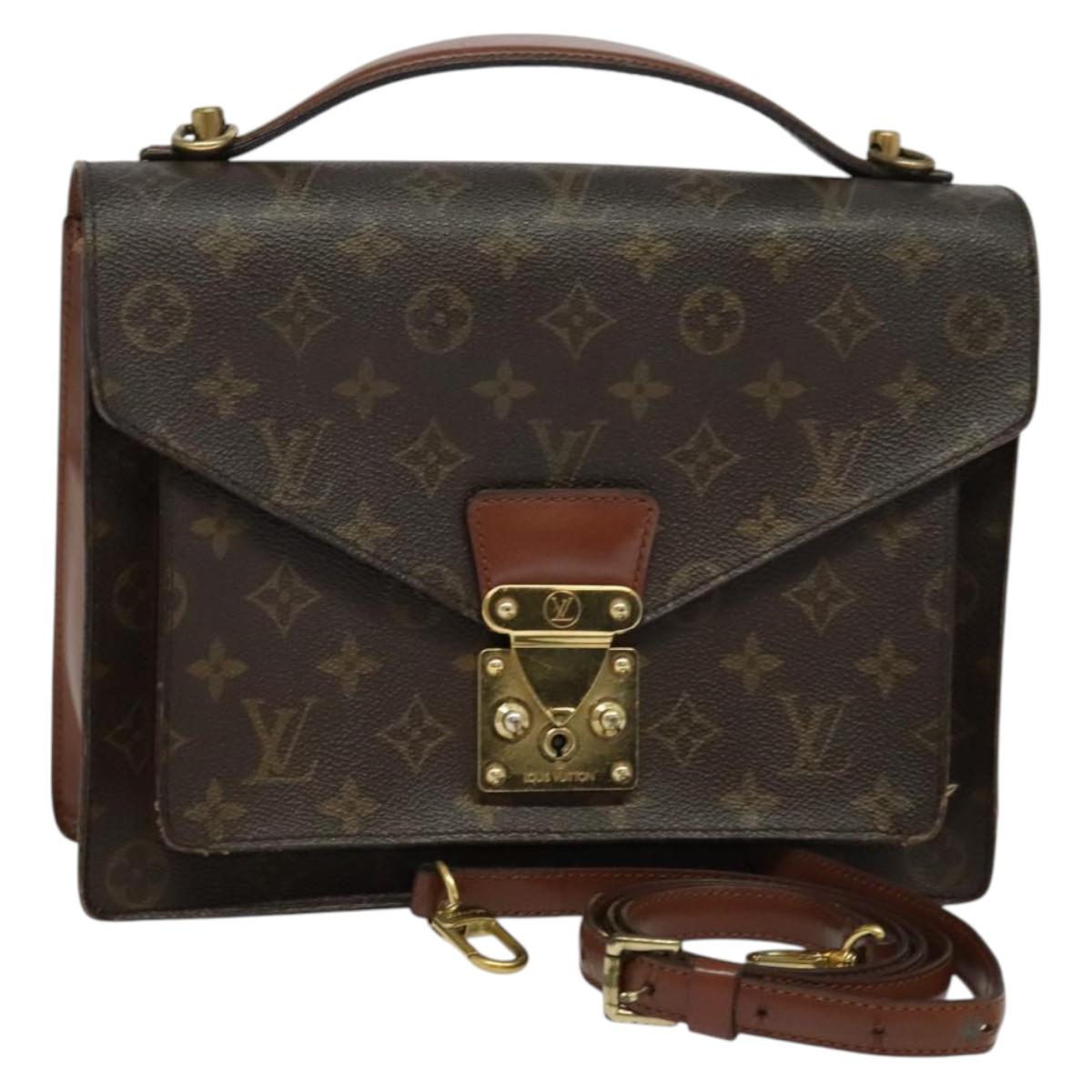 LOUIS VUITTON Monogram Monceau 26 Shoulder Bag M51187 LV Auth 133119