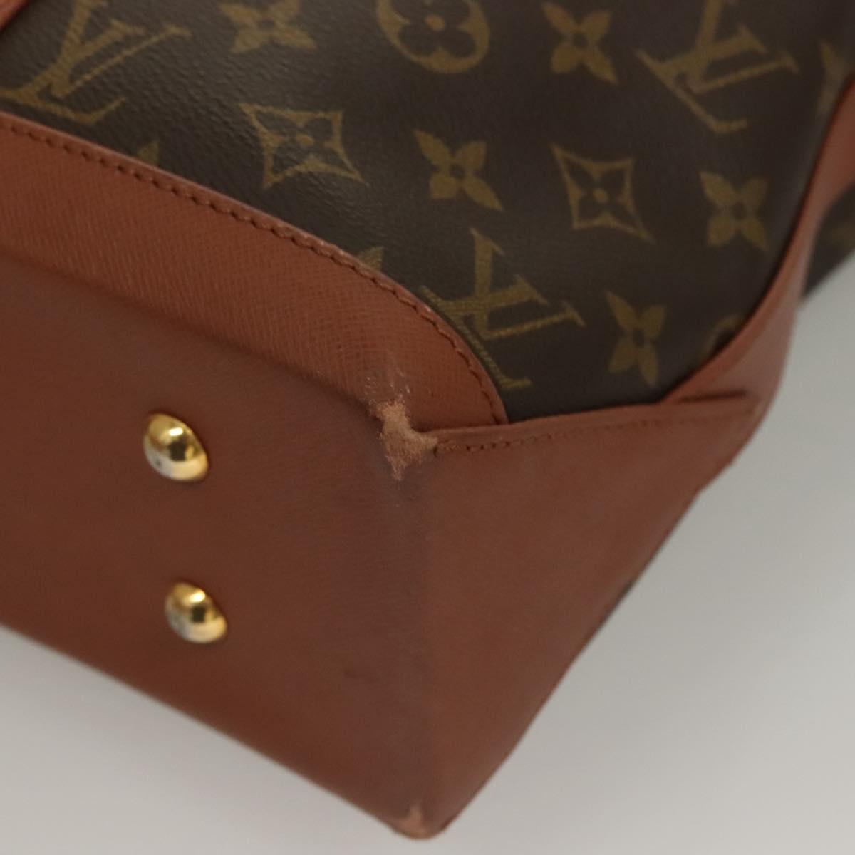 LOUIS VUITTON Monogram Sac Weekend PM Hand Bag M42425 LV Auth 133123