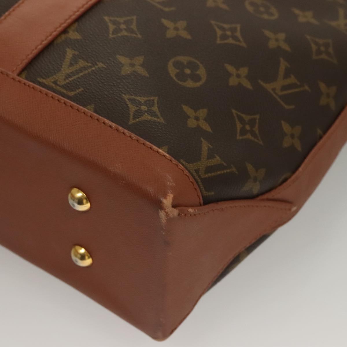 LOUIS VUITTON Monogram Sac Weekend PM Hand Bag M42425 LV Auth 133123