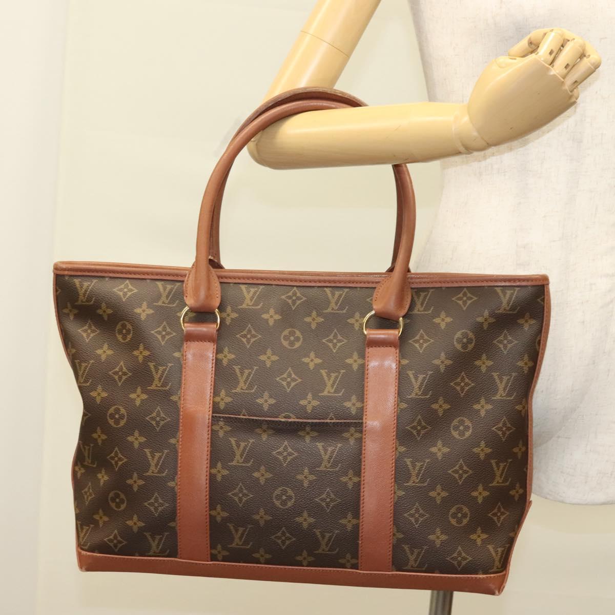 LOUIS VUITTON Monogram Sac Weekend PM Hand Bag M42425 LV Auth 133123