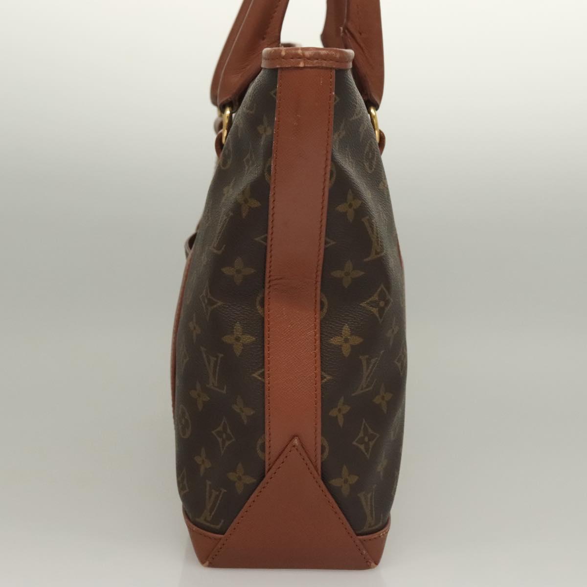 LOUIS VUITTON Monogram Sac Weekend PM Hand Bag M42425 LV Auth 133123