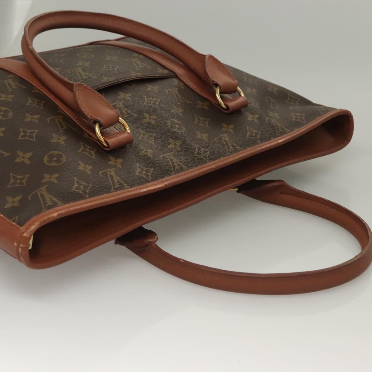 LOUIS VUITTON Monogram Sac Weekend PM Hand Bag M42425 LV Auth 133123