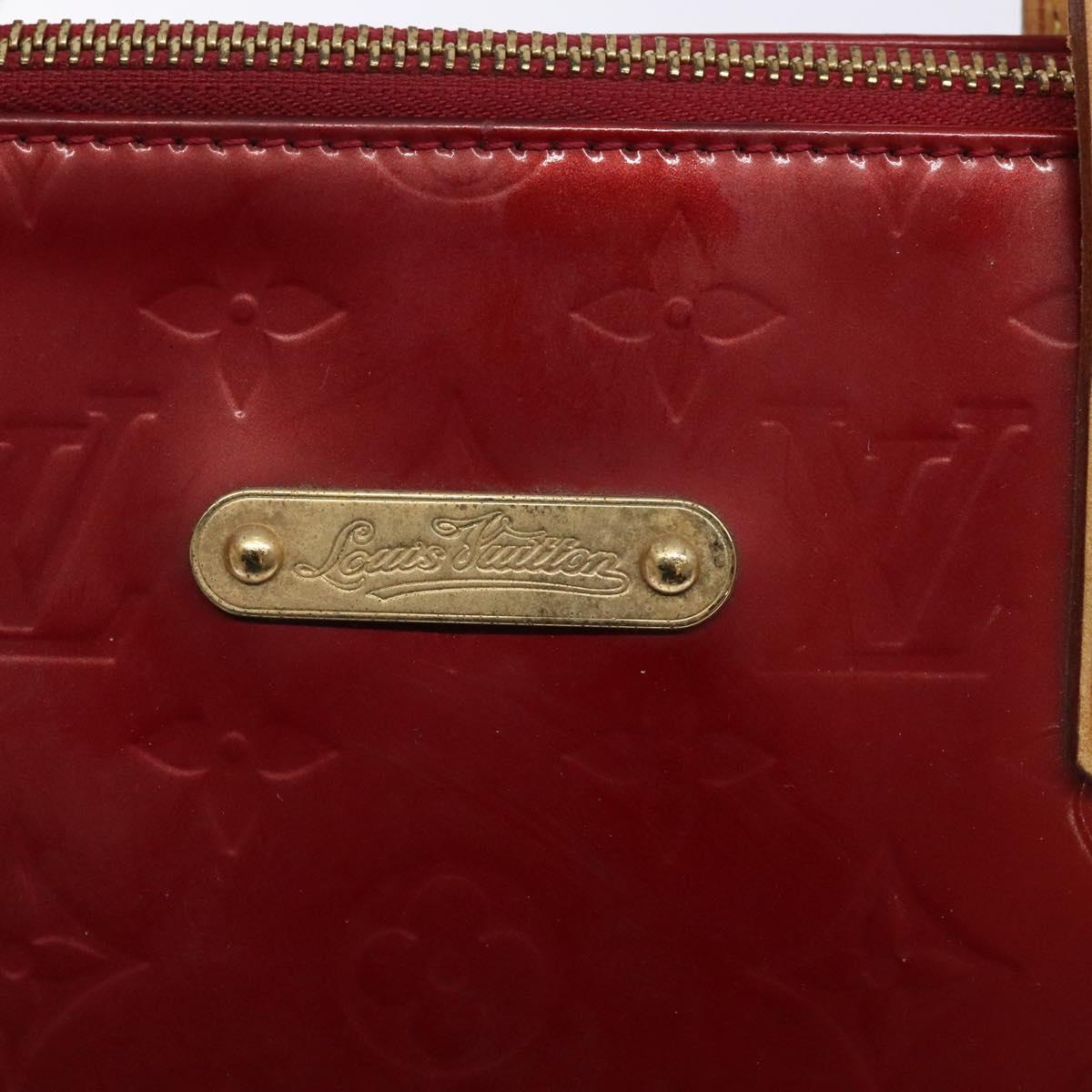 LOUIS VUITTON Monogram Vernis Bellevue PM Bag Pomme D'amour M93583 Auth 133126