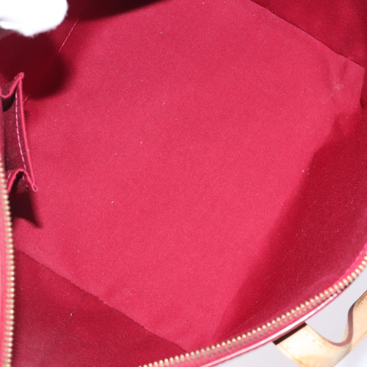 LOUIS VUITTON Monogram Vernis Bellevue PM Bag Pomme D'amour M93583 Auth 133126