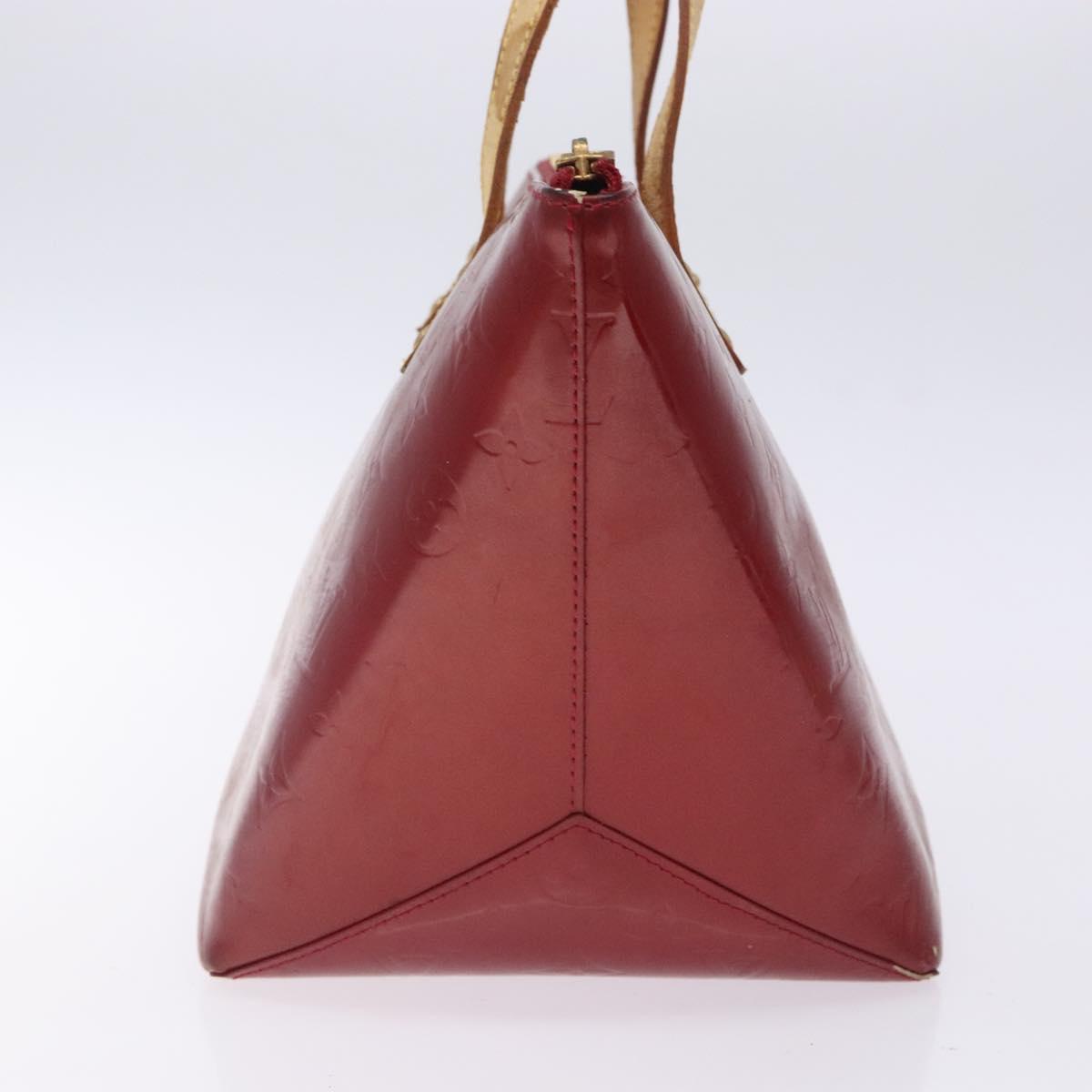 LOUIS VUITTON Monogram Vernis Bellevue PM Bag Pomme D'amour M93583 Auth 133126