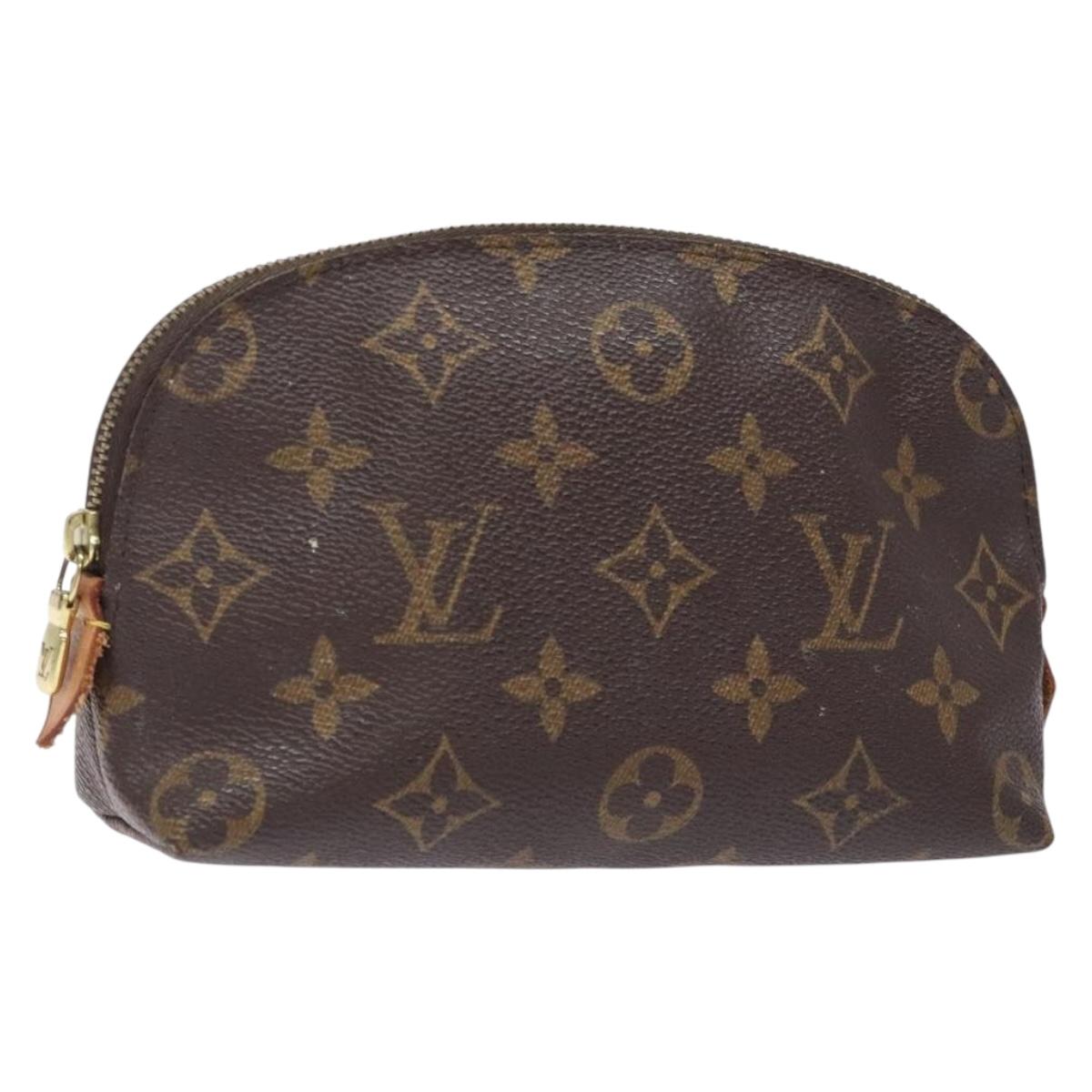 LOUIS VUITTON Monogram Pochette Cosmetic PM Pouch M43998 LV Auth 133165